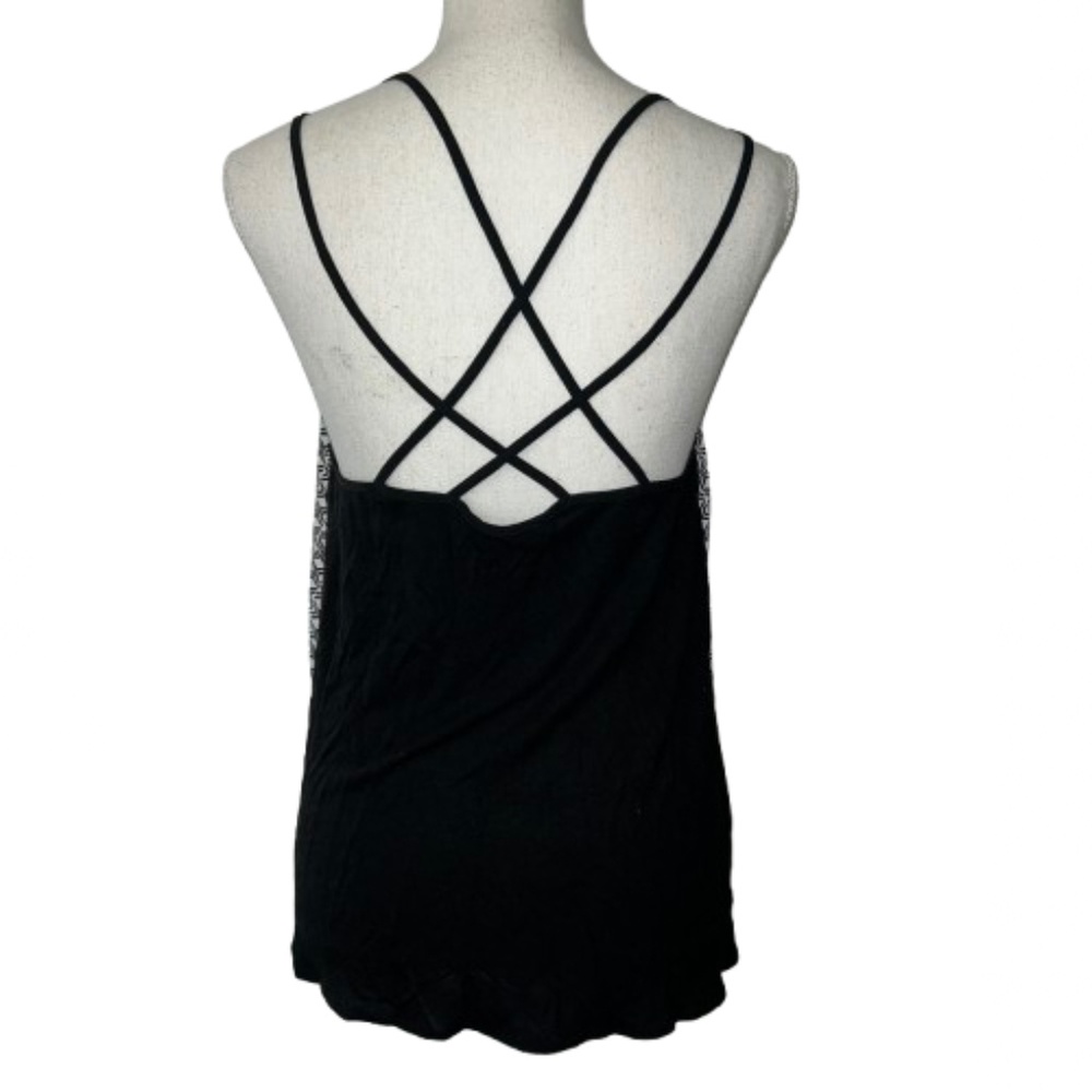 Express Patterned And Sequined Strappy Crisscross… - image 3